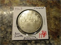 1963 Canada .800 Silver Dollar