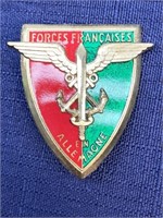 French infantry medal pin