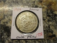 1959 Mexico One Peso