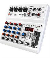 ($90)6 Channel Audio Mixer,Kmise Audio Mixer