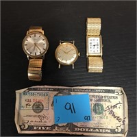 Lot of 3 Vintage Watches