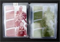 (2)IMMACULATE COLLECTION BASKETBALL PRINTING PLATE