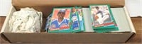 Box of Sports Collector Cards