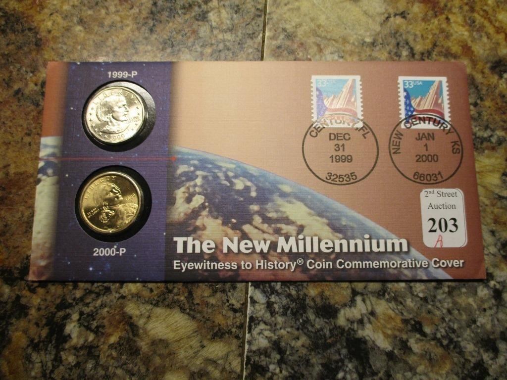 New Millenium Coin Commemorative Cover Set