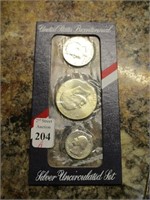 US Bicentennial Silver Uncirculated Coin Set