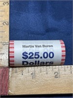 $25 Dollars Coins Martin Van Buren uncirculated