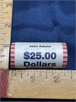$25 Dollars Coins John Adams uncirculated