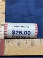 $25 Dollars Coins James Monroe uncirculated