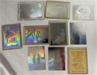 (9) HOLOGRAPHIC COLLECTOR CARDS