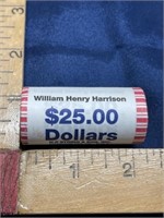 $25 Dollars Coins William Harrison uncirculated