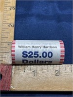 $25 Dollars Coins William Harrison uncirculated
