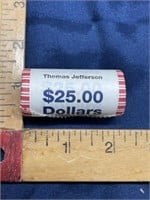 $25 Dollars Coins Thomas Jefferson uncirculated