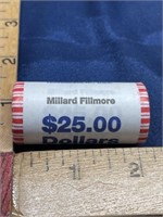 $25 Dollars Coins Millard Fillmore uncirculated