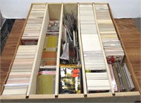 Large Box of Sports Collector Cards