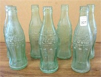 (7) Old Local Coca-Cola Bottles