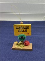 Doll garage sale sign dollhouse miniature
