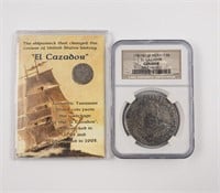 1781 EL CAZADOR SHIPWRECK COIN