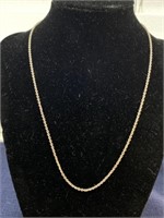 835 silver Chain necklace 18inch