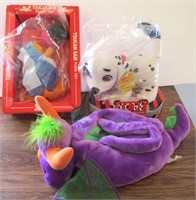 1997 Toucan Sam, 101 Dalmations, Dragon Plush Toys
