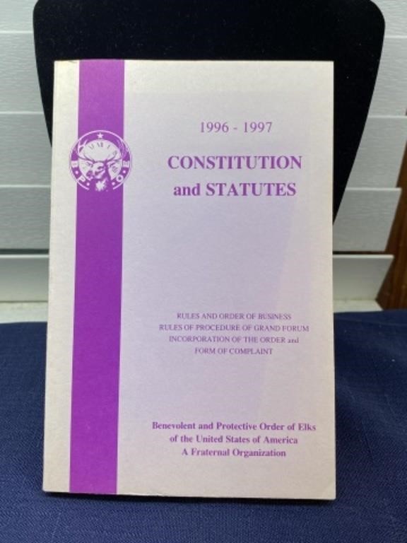 90s order of the elks constitution
