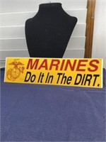 Lot of 2 Marine Corps bumper sticker