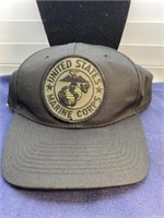 Black Marine Corps adjustable hat