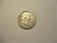 1949 S Franklin Half Dollar