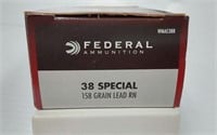 FEDERAL 38 SPECIAL- 1FULL BOX OF 50