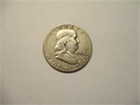 1954 S Franklin Half Dollar