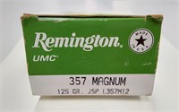 REMINGTON UMC .357 MAGNUM-1 FULL BOX OF 50