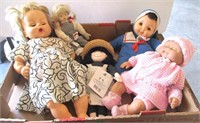 Box of Vintage Dolls