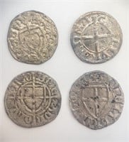 (4) TEUTONIC KNIGHTS COINS