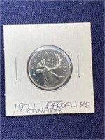 1971 Canadian coin $.25