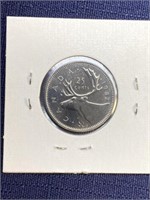 1982 Canadian coin $.25