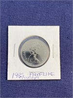 1985 Canadian $.50 coin proof like