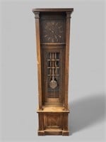 EARLY 20th CENTURY MISSION LONG CASE CLOCK