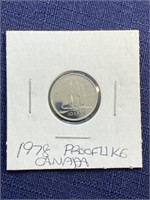 1978 Canadian $.10 coin