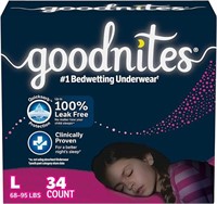 Huggies Goodnites Girls Bedwetting Night Time