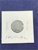 1993 Canadian $.10 coin proof like