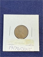 1917 coin Lincoln wheat cent penny