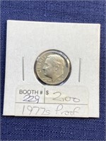 1977  s proof dime coin