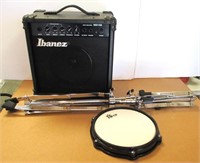 Ibanez Amplifier, Vic Firth Practice Drum Pad &