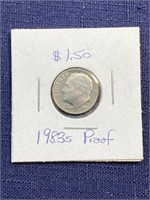 1983 s proof dime coin