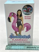 NEW Pool Candy Flamingo Ride On Super Noodle