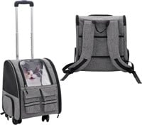 $70 Cat Travel Carrier with Wheels
