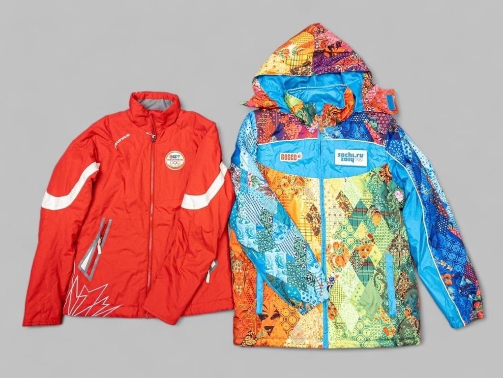 (2) OFFICIAL WINTER OLYMPIC JACKETS