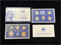 2000 US Mint Proof Set in Box with COA
