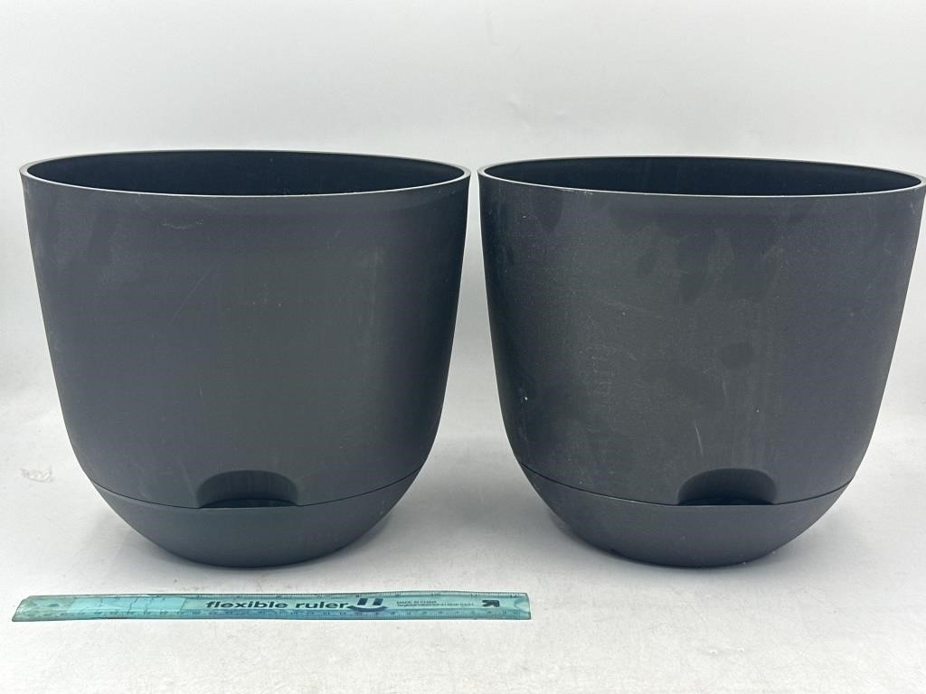 NEW Lot of 2-12" Self Watering Planter