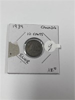 1939 Canadian Silver Dime