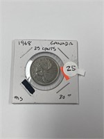MS Grade 1968 Canadian Quarter